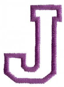 Picture of Sport J Machine Embroidery Design