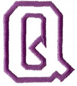 Picture of Sport Q Machine Embroidery Design