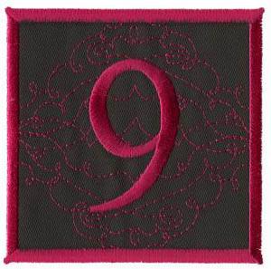 Picture of Square Applique 9 Machine Embroidery Design