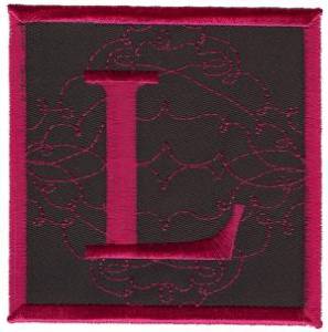 Picture of Square Applique L Machine Embroidery Design
