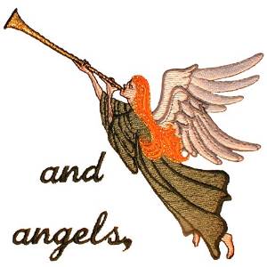 Picture of Wedding Quilt Angel Machine Embroidery Design
