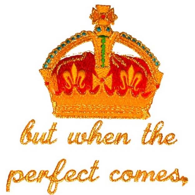 Picture of Wedding Quilt Crown Machine Embroidery Design