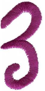Picture of Squiggly 3 Machine Embroidery Design