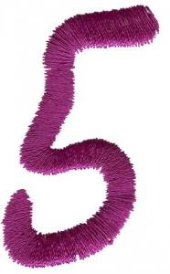 Picture of Squiggly 5 Machine Embroidery Design