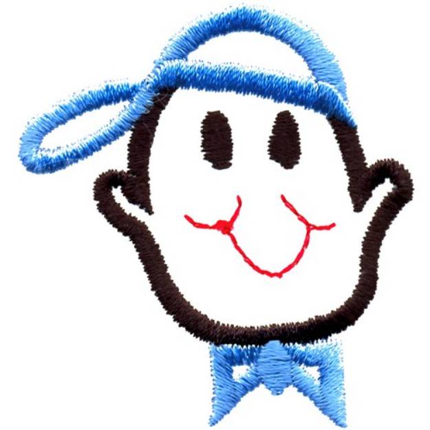 Picture of Baby Boy Face Machine Embroidery Design
