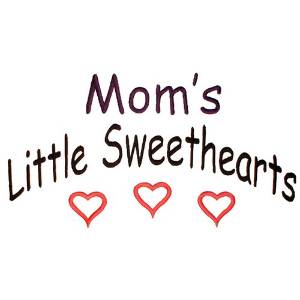 Picture of Moms Little Sweethearts Machine Embroidery Design
