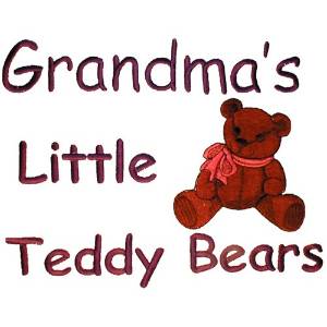 Picture of Little Teddy Bears Machine Embroidery Design