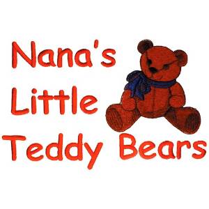 Picture of Nanas Teddy Bears Machine Embroidery Design
