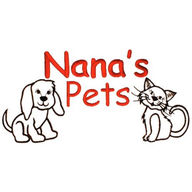 Picture of Nanas Pets Machine Embroidery Design