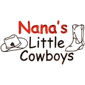 Picture of Nanas Little Cowboys Machine Embroidery Design
