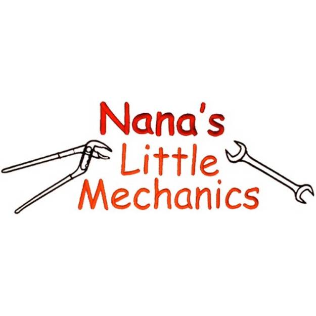 Picture of Nanas Little Mechanics Machine Embroidery Design