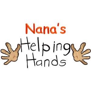 Picture of Nanas Helping Hands Machine Embroidery Design