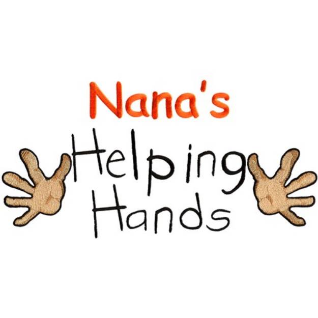Picture of Nanas Helping Hands Machine Embroidery Design