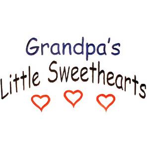 Picture of Grandpas Little Sweethearts Machine Embroidery Design