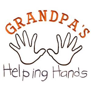 Picture of Grandpas Helping Hands Machine Embroidery Design