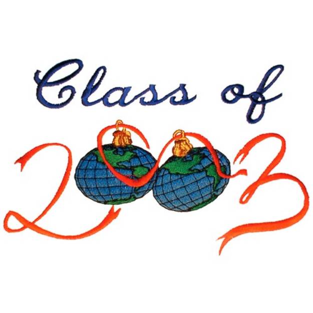 Picture of Class of 2003 Machine Embroidery Design