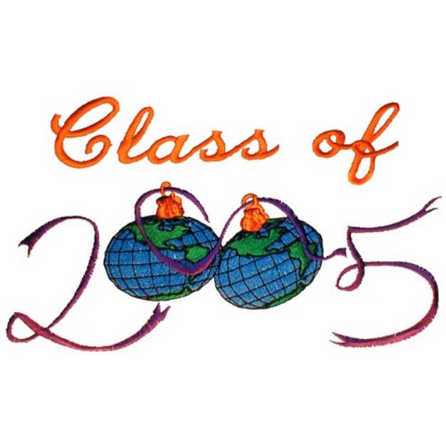 Picture of Class of 2005 Machine Embroidery Design