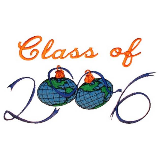 Picture of Class of 2006 Machine Embroidery Design
