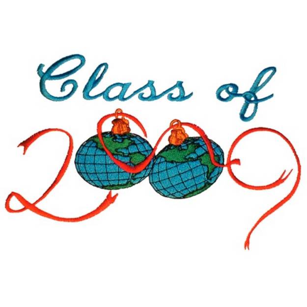 Picture of Class of 2009 Machine Embroidery Design