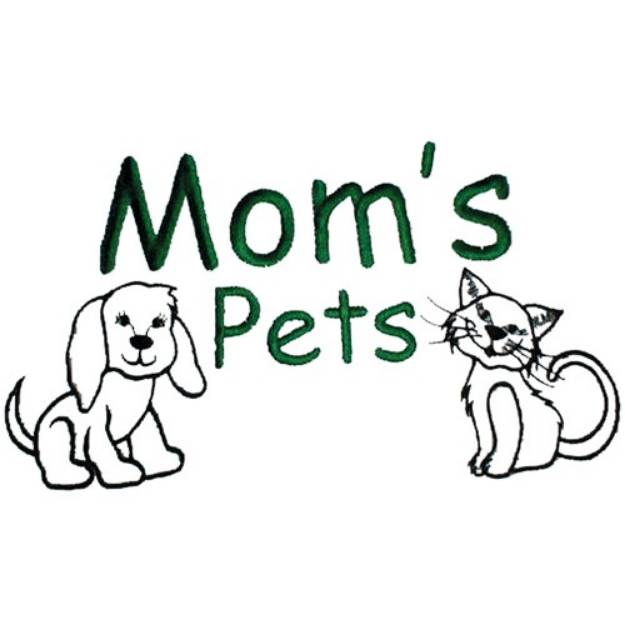 Picture of Moms pets Machine Embroidery Design