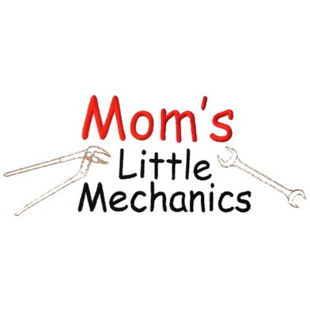 Picture of Moms Little Mechanics Machine Embroidery Design