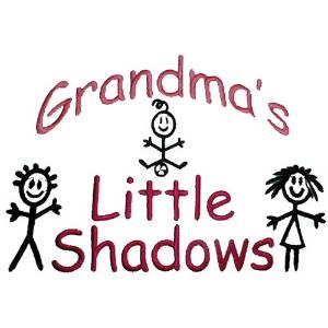 Picture of Grandmas Little shadows Machine Embroidery Design