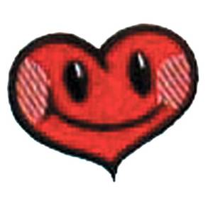 Picture of Smiley Heart Machine Embroidery Design