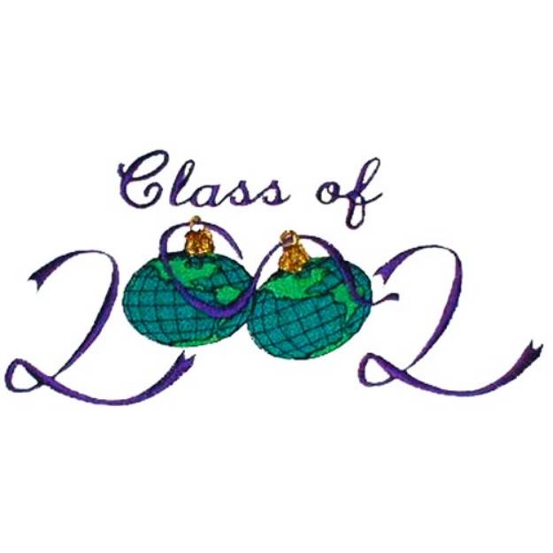 Picture of Class of 2002 Machine Embroidery Design