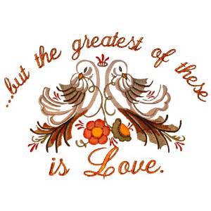 Picture of Wedding Love Quilt Machine Embroidery Design