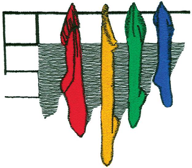 Picture of Stockings Hung Machine Embroidery Design
