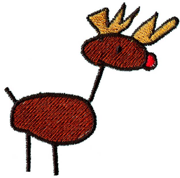 Picture of Chases Reindeer Machine Embroidery Design