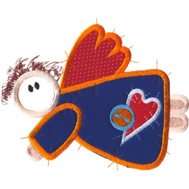 Picture of Appliqué Angel Machine Embroidery Design
