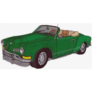 Picture of Karmann Ghia Coupe Machine Embroidery Design