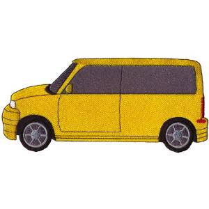Picture of Yellow Van Machine Embroidery Design