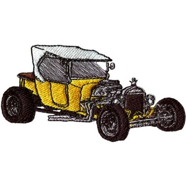 Picture of T-bucket Machine Embroidery Design