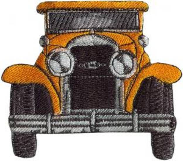 Picture of Old Timer Car Machine Embroidery Design