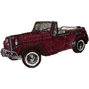 Picture of 1951 Willys VJ Jeepster Machine Embroidery Design