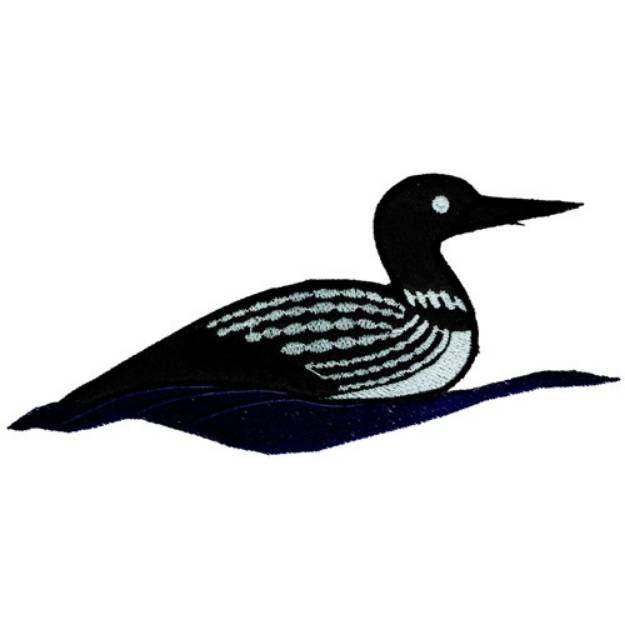 Picture of Applique loon Machine Embroidery Design