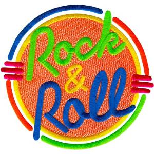 Picture of Rock & Roll Machine Embroidery Design