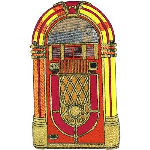 Picture of Jukebox Machine Embroidery Design