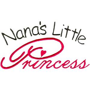 Picture of Nanas Little Princess Machine Embroidery Design