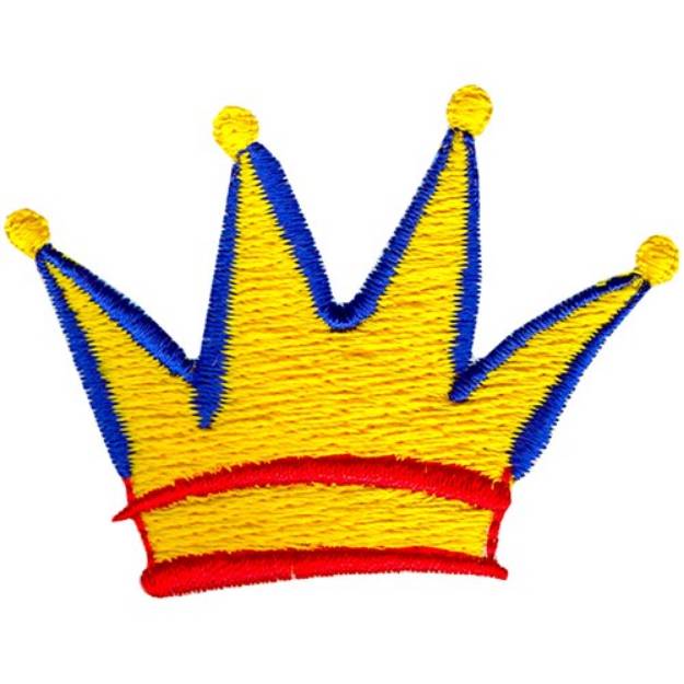Picture of Abstract Crown Machine Embroidery Design