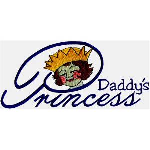 Picture of Daddys Princess Machine Embroidery Design