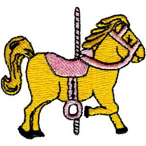 Picture of Carousel horse Machine Embroidery Design