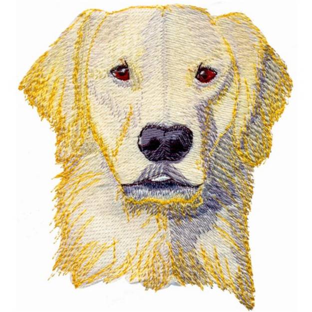 Picture of Golden Lab Machine Embroidery Design