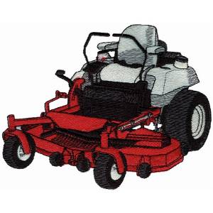 Picture of Lawnmower Machine Embroidery Design
