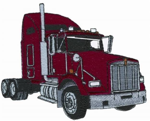 Picture of Truck crest Machine Embroidery Design
