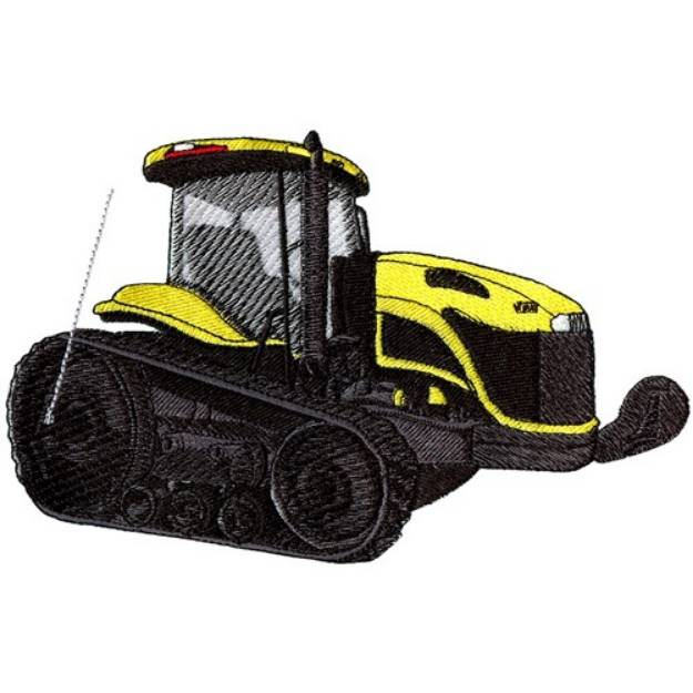 Picture of High track tractor Machine Embroidery Design