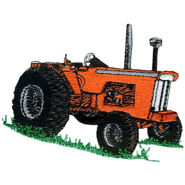 Picture of Classic tractor crest Machine Embroidery Design