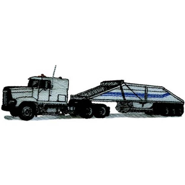 Picture of Belly dump truck Machine Embroidery Design